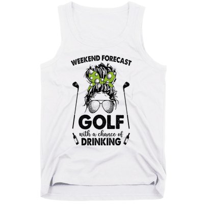 Weekend forecast golf with a chance of drinking Tank Top