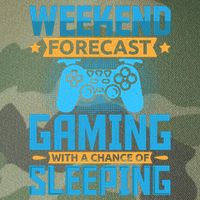 Weekend Forecast Gaming With A Chance Of Sleeping Legacy Tie Dye Trucker Hat