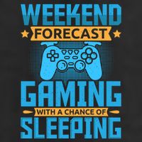 Weekend Forecast Gaming With A Chance Of Sleeping Cool Comfort Performance Bucket Hat