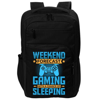 Weekend Forecast Gaming With A Chance Of Sleeping Impact Tech Backpack