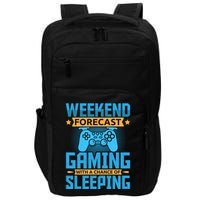 Weekend Forecast Gaming With A Chance Of Sleeping Impact Tech Backpack