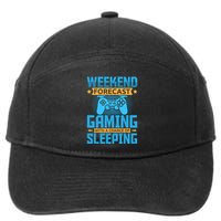 Weekend Forecast Gaming With A Chance Of Sleeping 7-Panel Snapback Hat