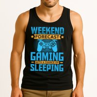 Weekend Forecast Gaming With A Chance Of Sleeping Tank Top