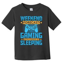 Weekend Forecast Gaming With A Chance Of Sleeping Toddler T-Shirt