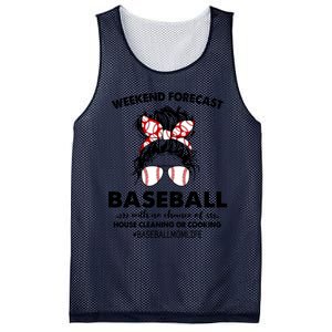 Weekend Forecastcool Gift Baseball With No Chance Of House Cleaning Gift Mesh Reversible Basketball Jersey Tank