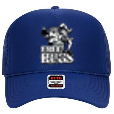 Wrestling Free Hugs Wrestling High Crown Mesh Back Trucker Hat