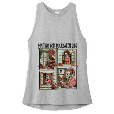 Waiting For Halloween Like Ladies PosiCharge Tri-Blend Wicking Tank