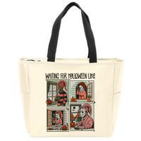 Waiting For Halloween Like Zip Tote Bag