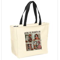 Waiting For Halloween Like Zip Tote Bag