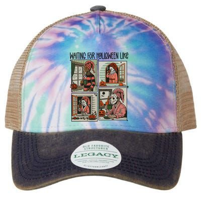 Waiting For Halloween Like Legacy Tie Dye Trucker Hat