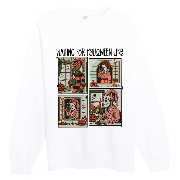 Waiting For Halloween Like Premium Crewneck Sweatshirt