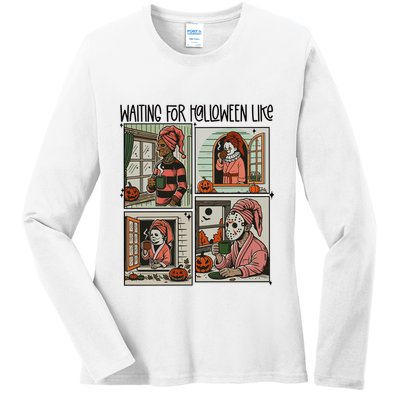 Waiting For Halloween Like Ladies Long Sleeve Shirt