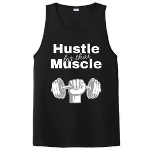 Workout For Him, Hustle For That Muscle PosiCharge Competitor Tank