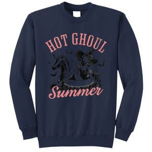 Women Funny Halloween Hot Ghoul Summer Summerween Sweatshirt