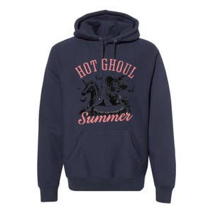 Women Funny Halloween Hot Ghoul Summer Summerween Premium Hoodie