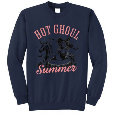 Women Funny Halloween Hot Ghoul Summer Summerween Tall Sweatshirt