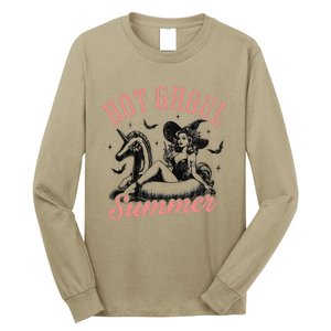 Women Funny Halloween Hot Ghoul Summer Summerween Long Sleeve Shirt