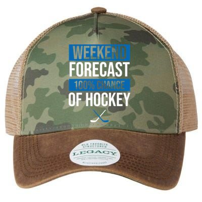 Weekend Forecast Hockey Legacy Tie Dye Trucker Hat