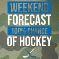Weekend Forecast Hockey Legacy Tie Dye Trucker Hat
