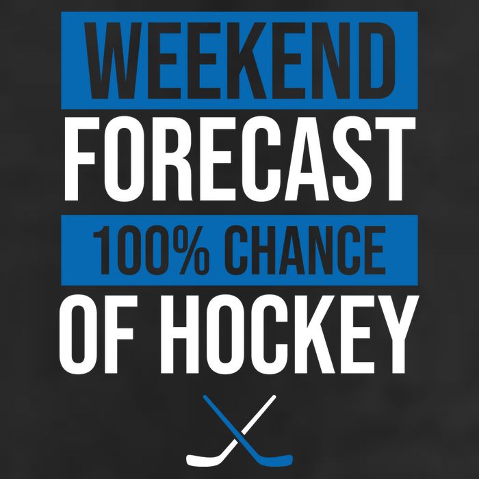 Weekend Forecast Hockey Cool Comfort Performance Bucket Hat