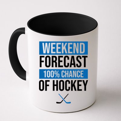 Weekend Forecast Hockey Mug