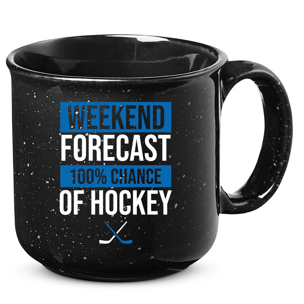 Weekend Forecast Hockey 15oz Campfire Ceramic Mug