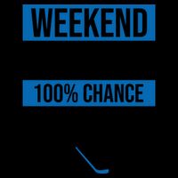 Weekend Forecast Hockey 16oz Travel Tumbler