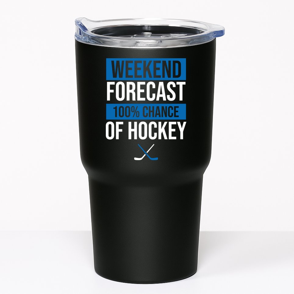 Weekend Forecast Hockey Tumbler