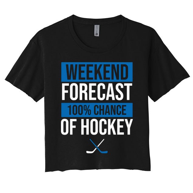 Weekend Forecast Hockey Crop Top