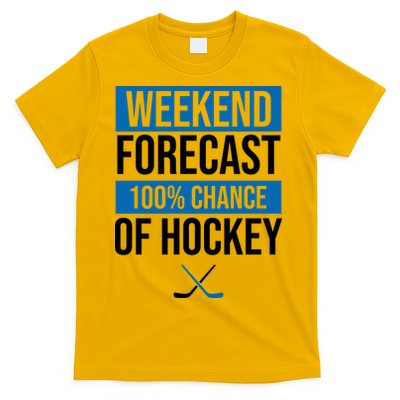Weekend Forecast Hockey T-Shirt