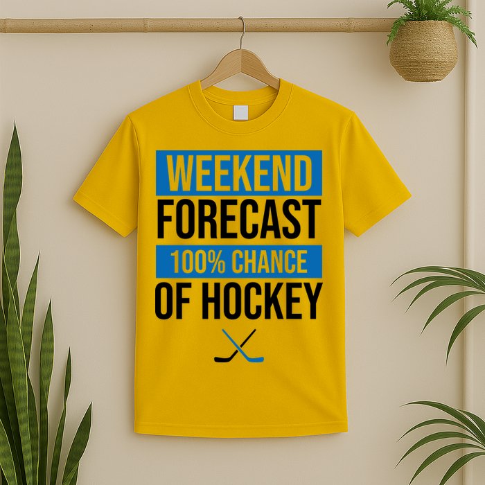 Weekend Forecast Hockey T-Shirt