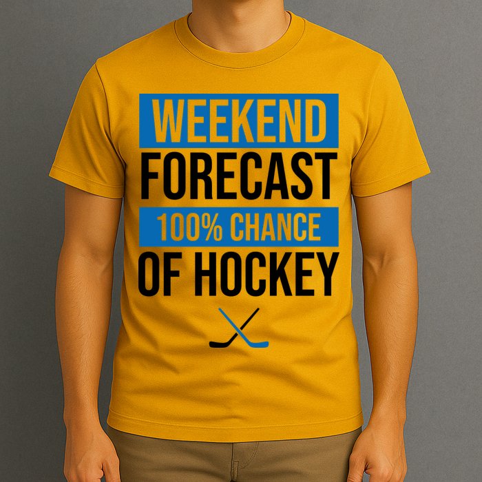 Weekend Forecast Hockey T-Shirt
