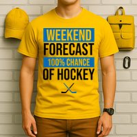 Weekend Forecast Hockey T-Shirt