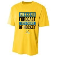 Weekend Forecast Hockey Youth Performance Sprint T-Shirt