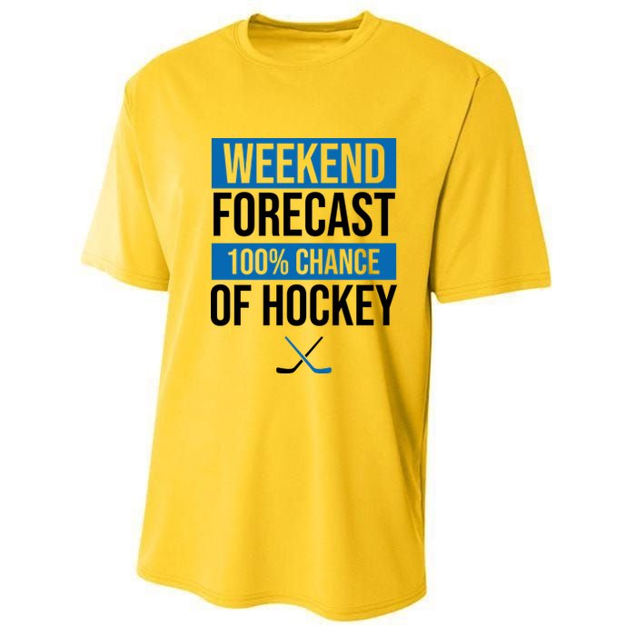 Weekend Forecast Hockey Youth Performance Sprint T-Shirt