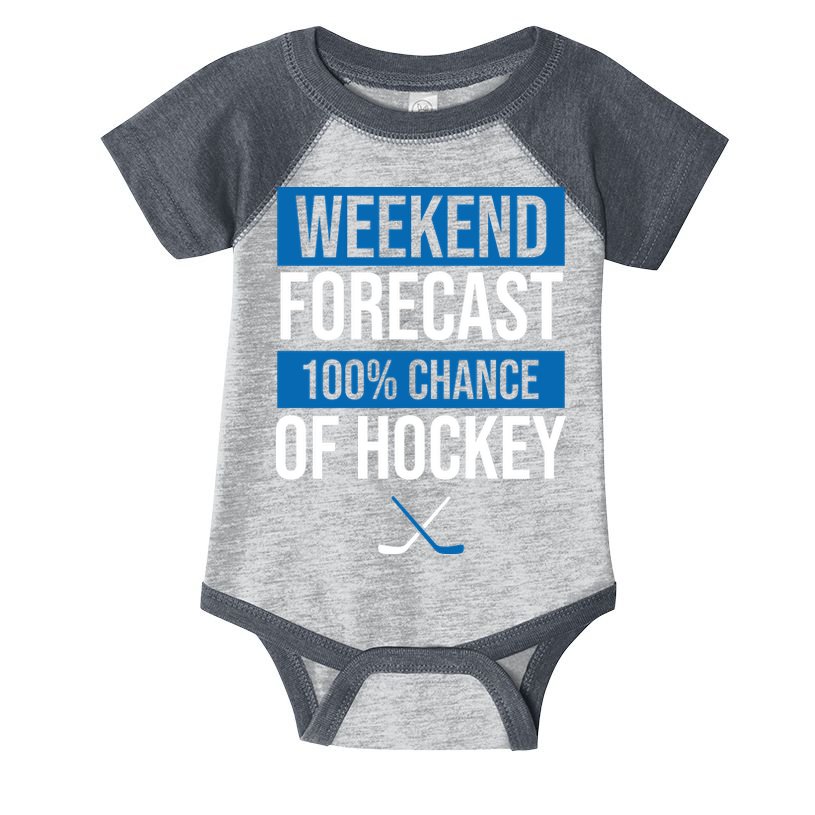 Weekend Forecast Hockey Infant Baby Jersey Bodysuit