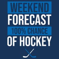 Weekend Forecast Hockey Infant Baby Jersey Bodysuit