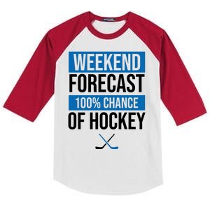 Weekend Forecast Hockey Kids Colorblock Raglan Jersey