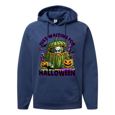 Waiting For Halloween Like Beetle Juice Horror Movie Performance Fleece Hoodie