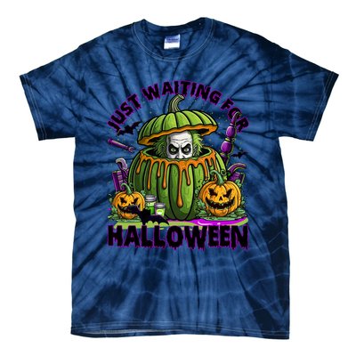 Waiting For Halloween Like Beetle Juice Horror Movie Tie-Dye T-Shirt