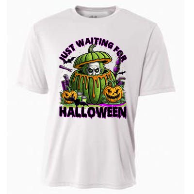 Waiting For Halloween Like Beetle Juice Horror Movie Cooling Performance Crew T-Shirt