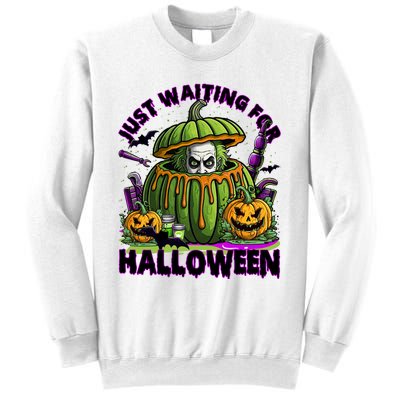 Waiting For Halloween Like Beetle Juice Horror Movie Sweatshirt