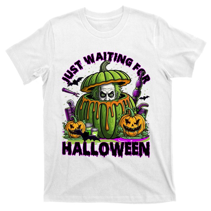 Waiting For Halloween Like Beetle Juice Horror Movie T-Shirt