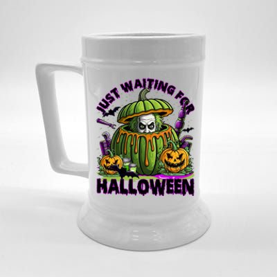 Waiting For Halloween Like Beetle Juice Horror Movie Beer Stein