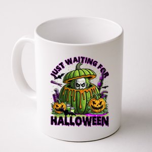 Waiting For Halloween Like Beetle Juice Horror Movie Coffee Mug