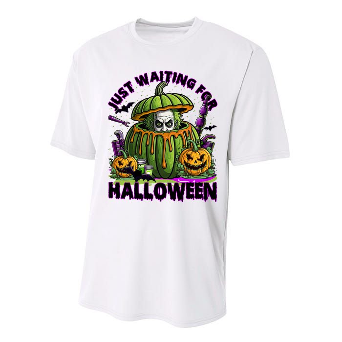 Waiting For Halloween Like Beetle Juice Horror Movie Performance Sprint T-Shirt