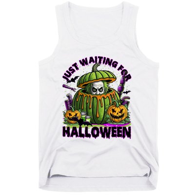 Waiting For Halloween Like Beetle Juice Horror Movie Tank Top