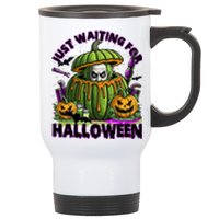 Waiting For Halloween Like Beetle Juice Horror Movie Stainless Steel Travel Mug