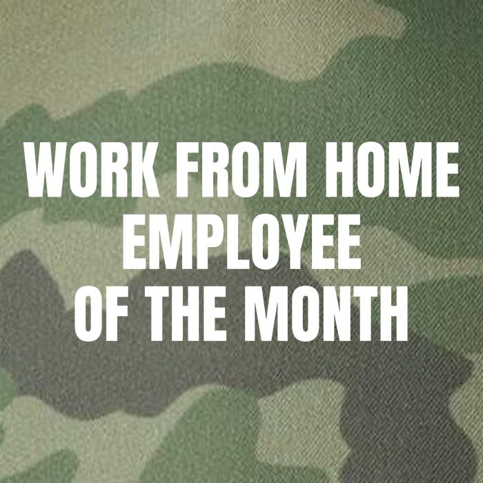 Work From Home Employee Of The Month Legacy Tie Dye Trucker Hat