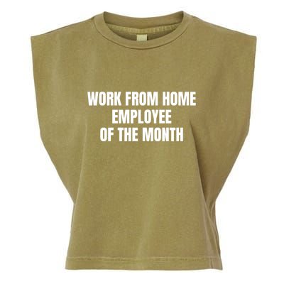 Work From Home Employee Of The Month Garment-Dyed Women's Muscle Tee